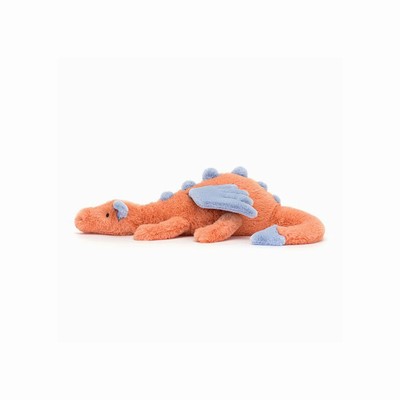 Jellycat Persimmon Dragon New Zealand | THKWO6704